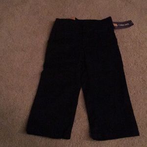 Adjustable waist chino pants uniform/dress pants